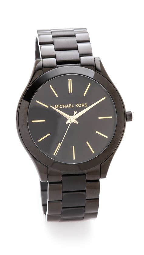 michael kors mk2877|michael kors slim runway black.